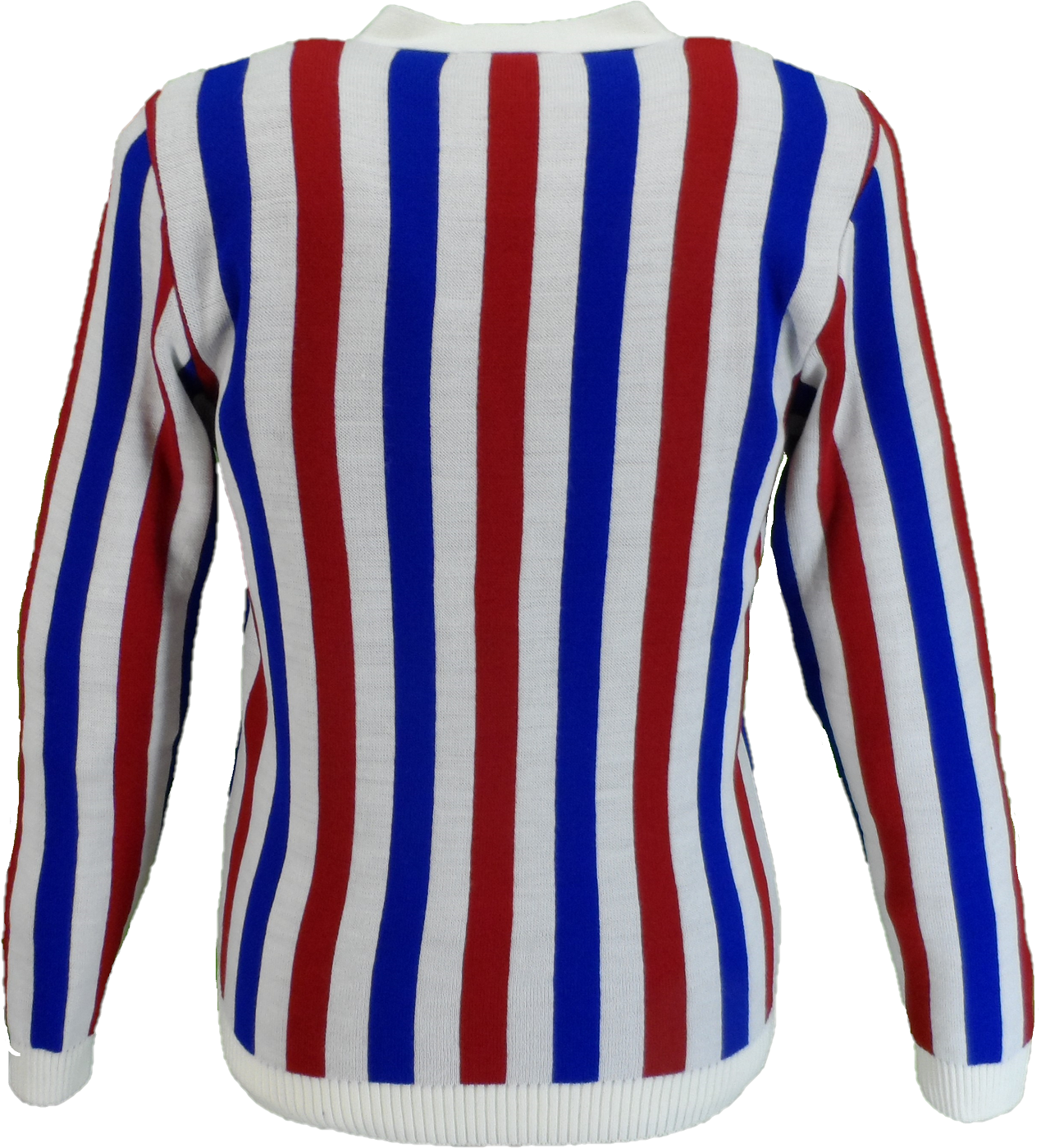 Mazeys Mens Classic Retro Multi Striped Cardigan