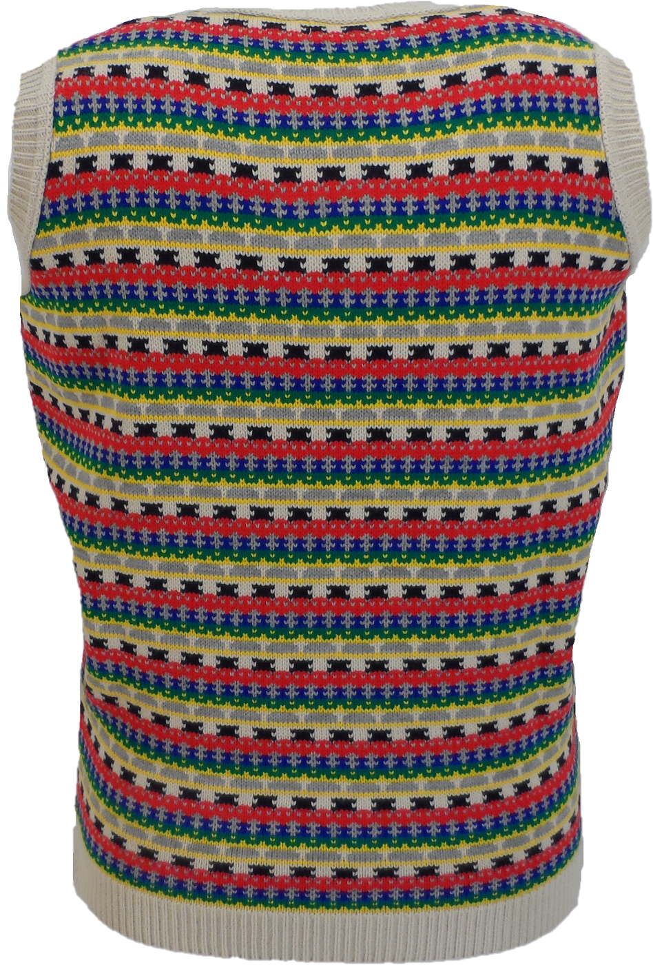 Mazeys Mens Beige Retro Tank Tops