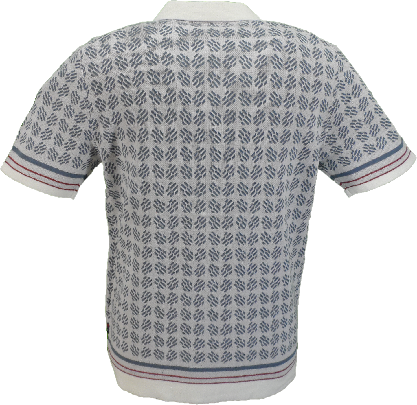 Merc Mens Vanilla Dennis Knitted Vintage Mod Polo Shirts