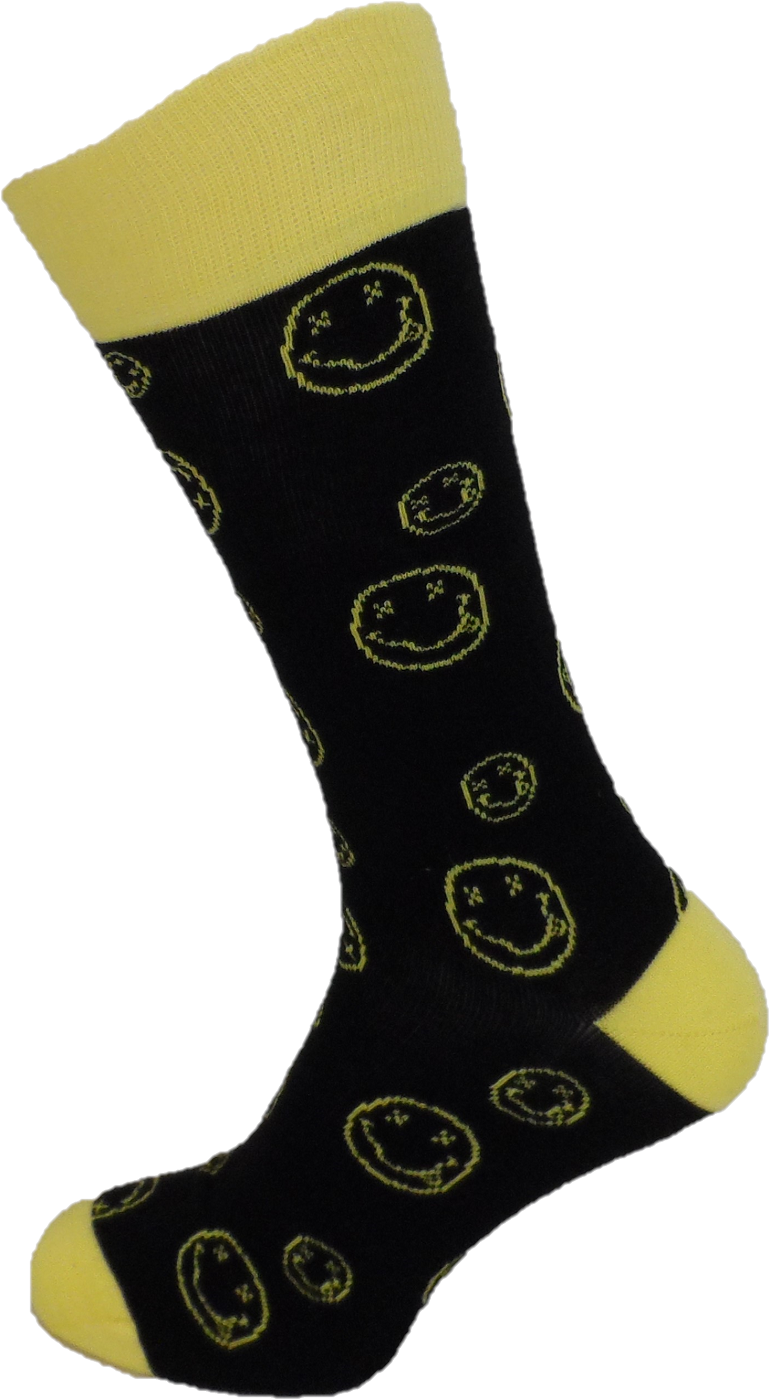 Mens Officially Licensed Nirvana Socks