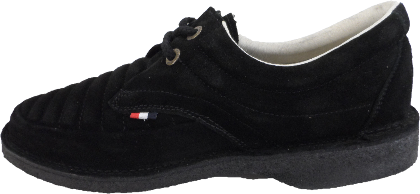 Pod Original Black Jagger Retro Mod Suede Leather Shoes