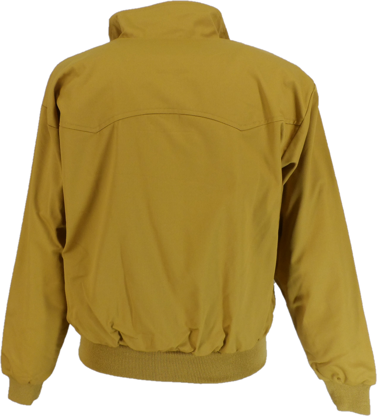 Relco Mens Mustard Yellow Harrington Jacket