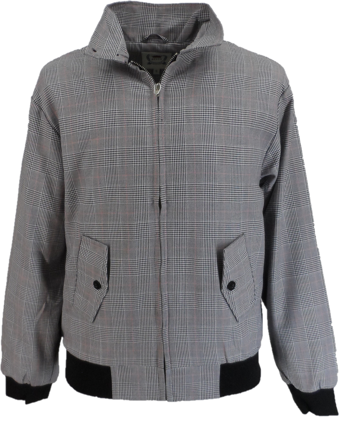 Relco Mens Prince of Wales Harrington Jacket - Main Image