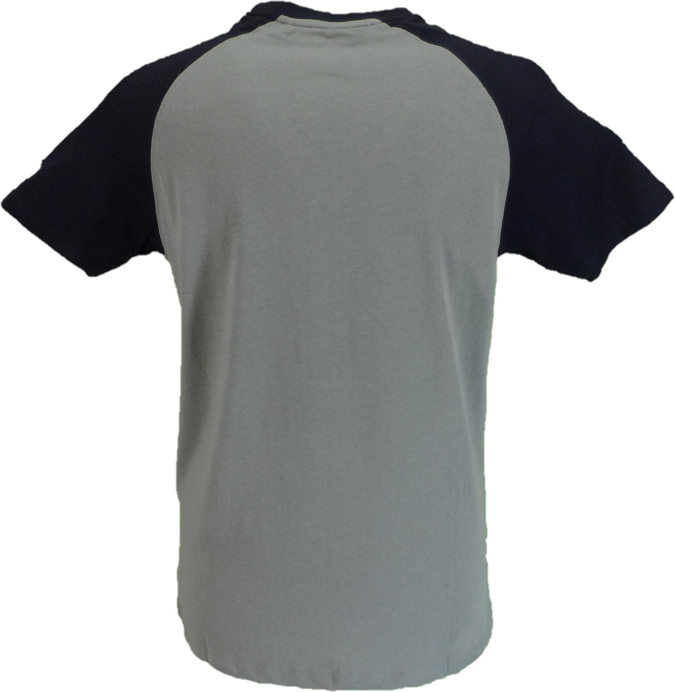 Lambretta Mens Khaki Green Retro Target Ringer T-Shirt