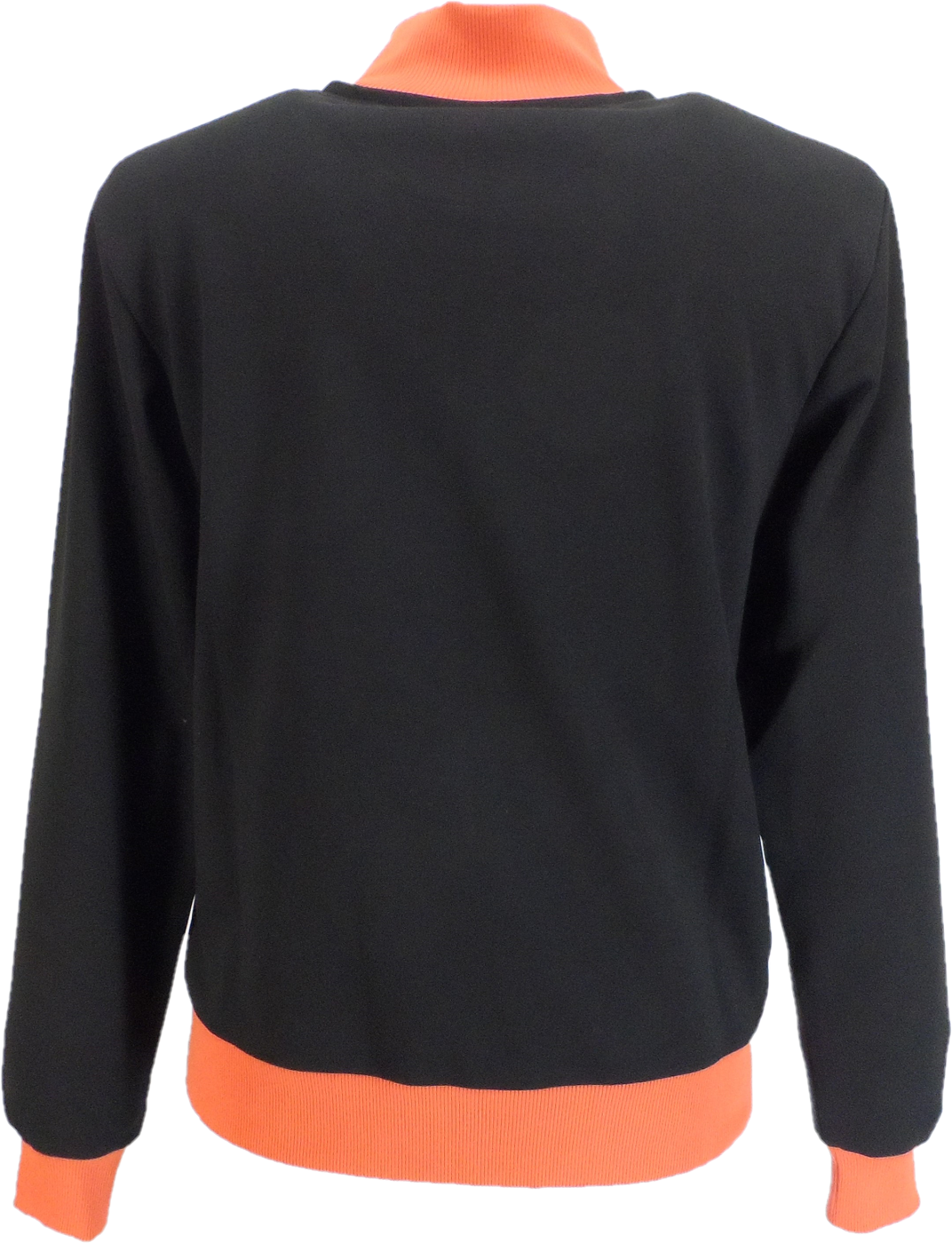Trojan Mens Black Border Stripe Retro Track Tops