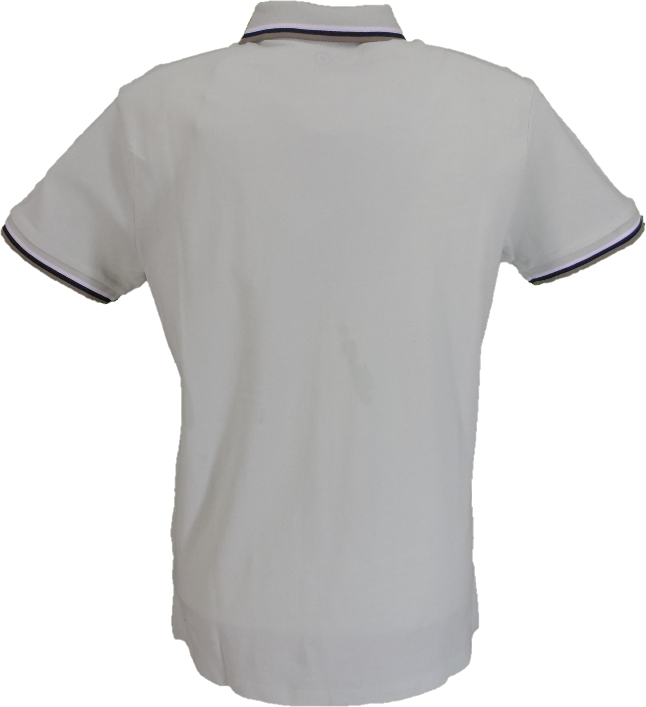 Lambretta Men`s Light Aqua Green Tipped Tipped 100% Cotton Polo Shirts