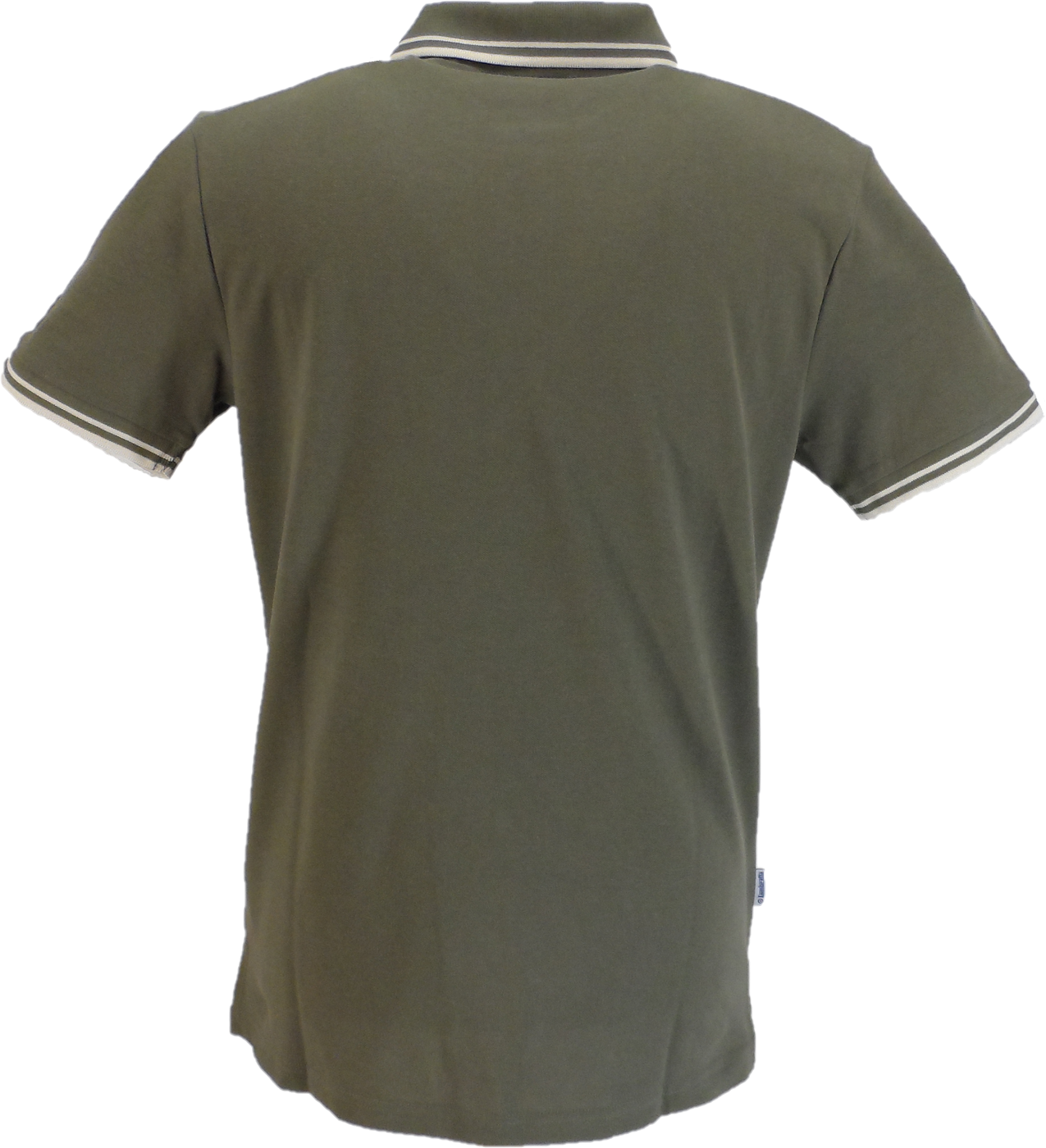 Lambretta Khaki/Oatmeal Retro Target Logo 100% Cotton Polo Shirts