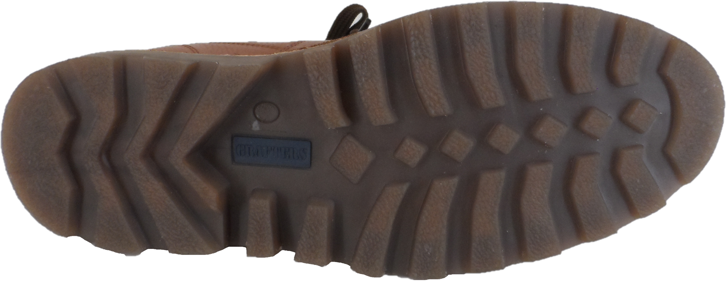 Mens Original 1970's Style Brown Leather Monkey Boots