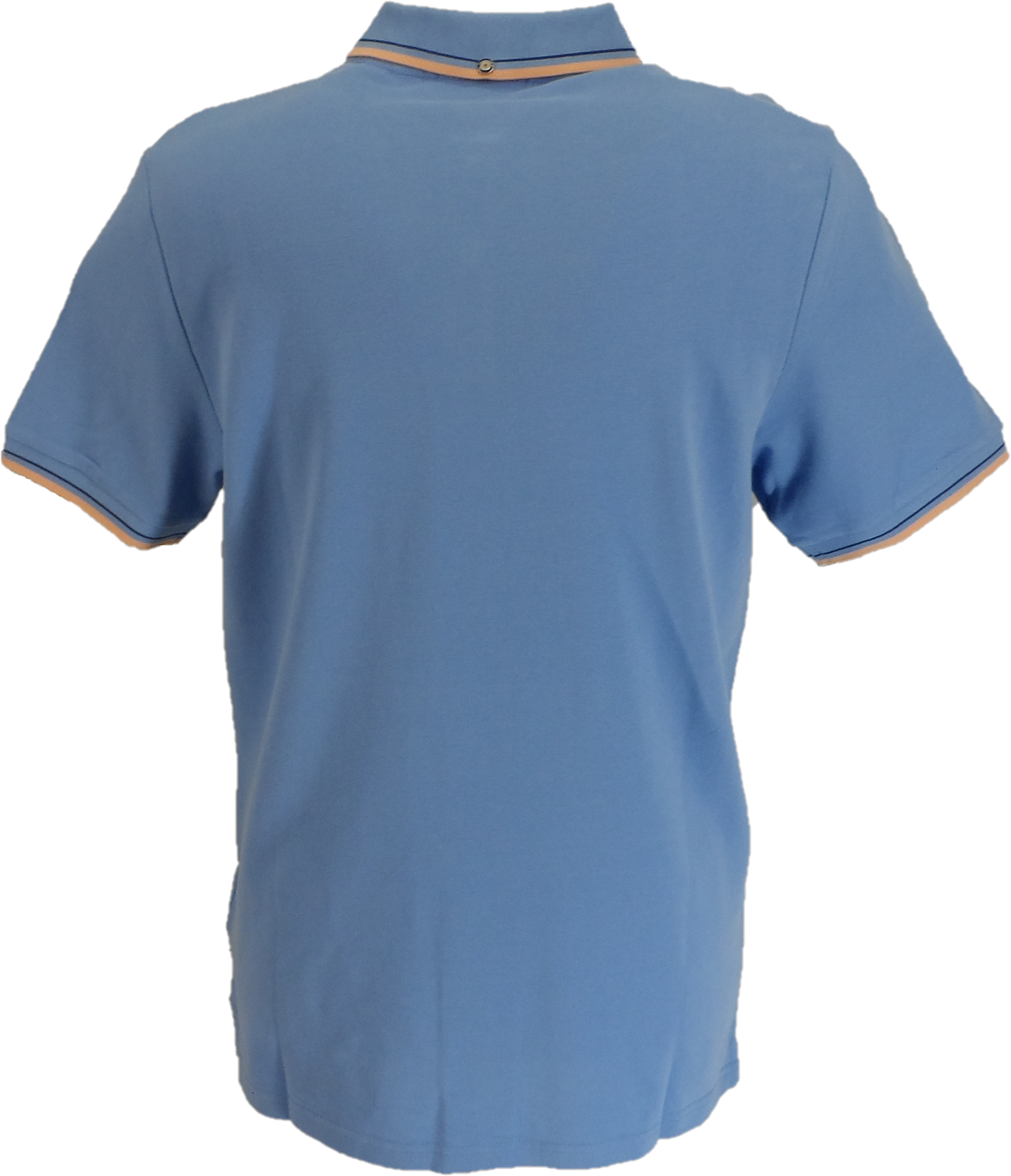 Ben Sherman Men's Lake Blue Signature 100% Cotton Polo Shirt