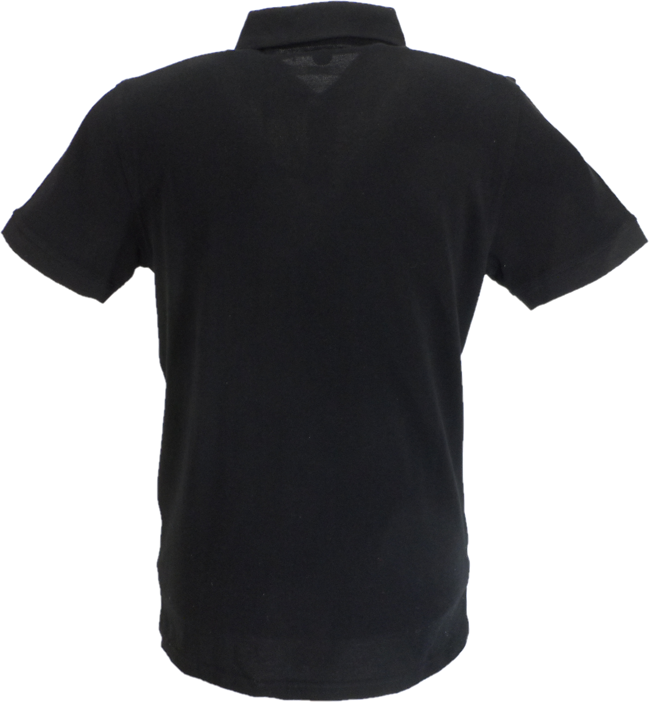 Lambretta Black/Beige Retro Striped Polo Shirts