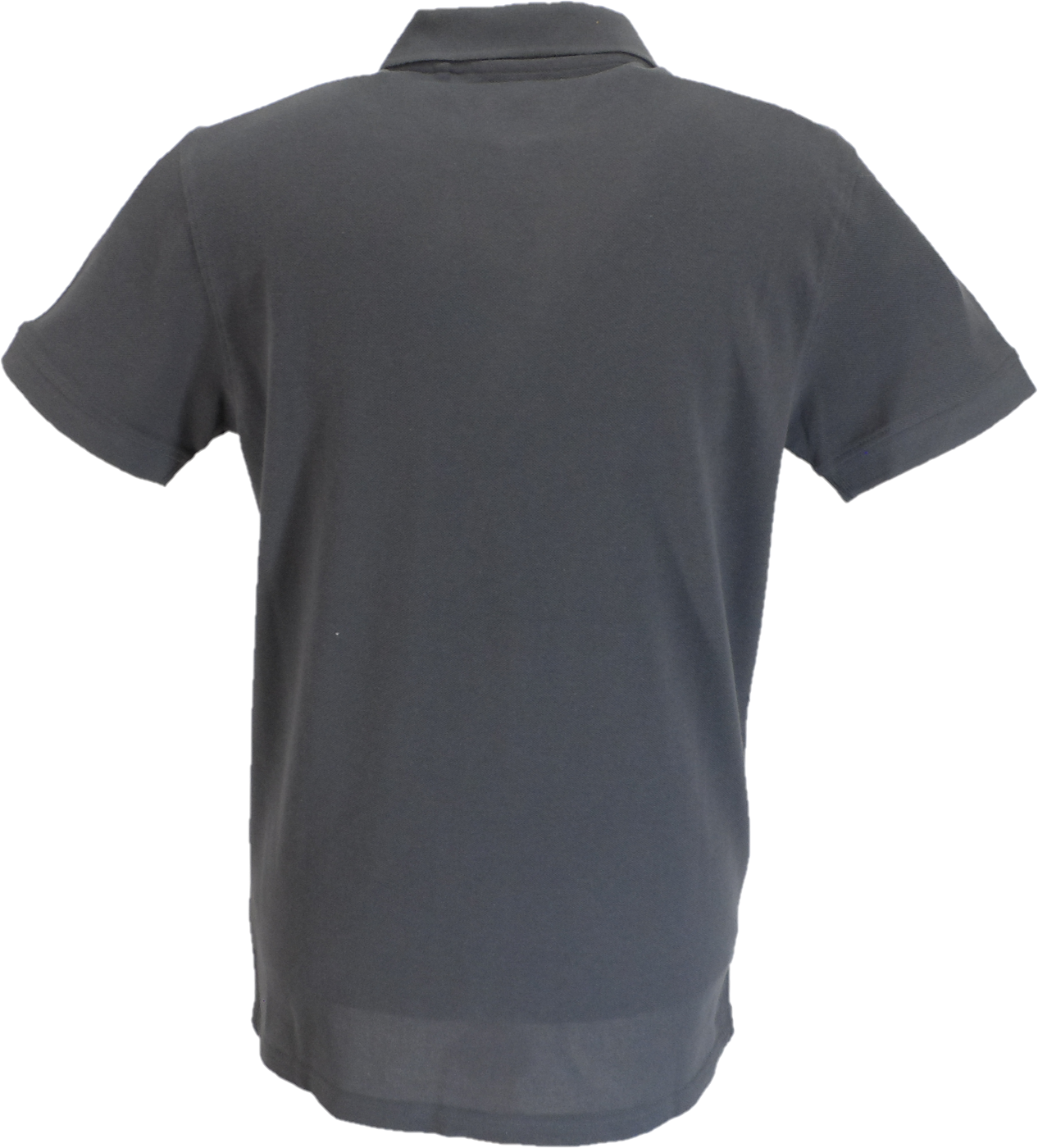 Lambretta Iron Grey Classic Retro Striped Polo Shirts