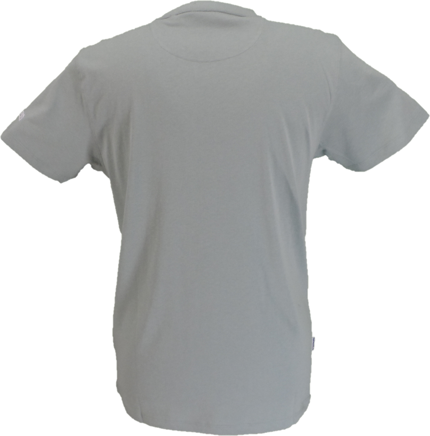 Lambretta Mens Iceberg Green Striped Retro T Shirt