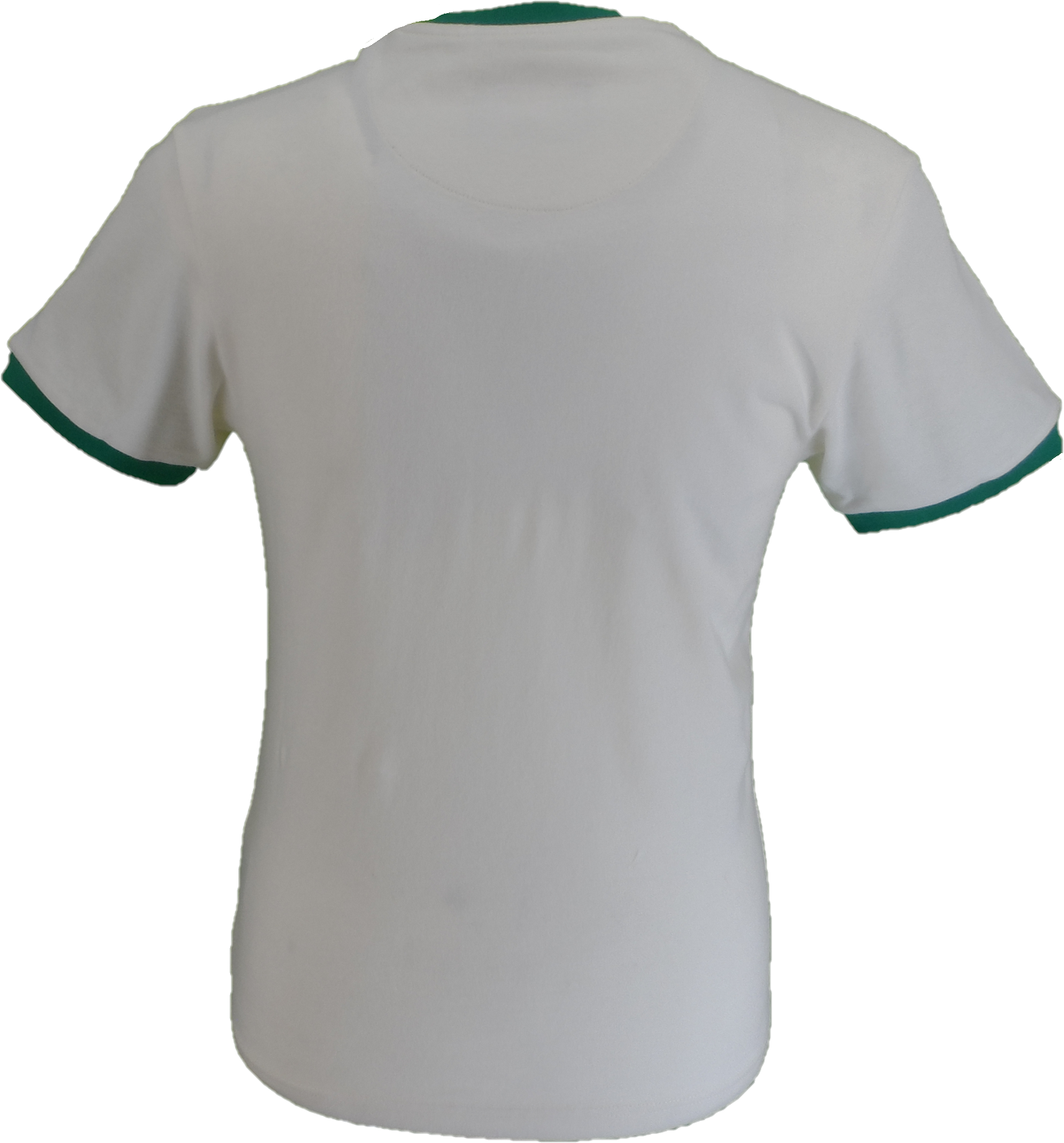 Trojan Mens Ecru Rasta Logo 100% Cotton Peach T-Shirt