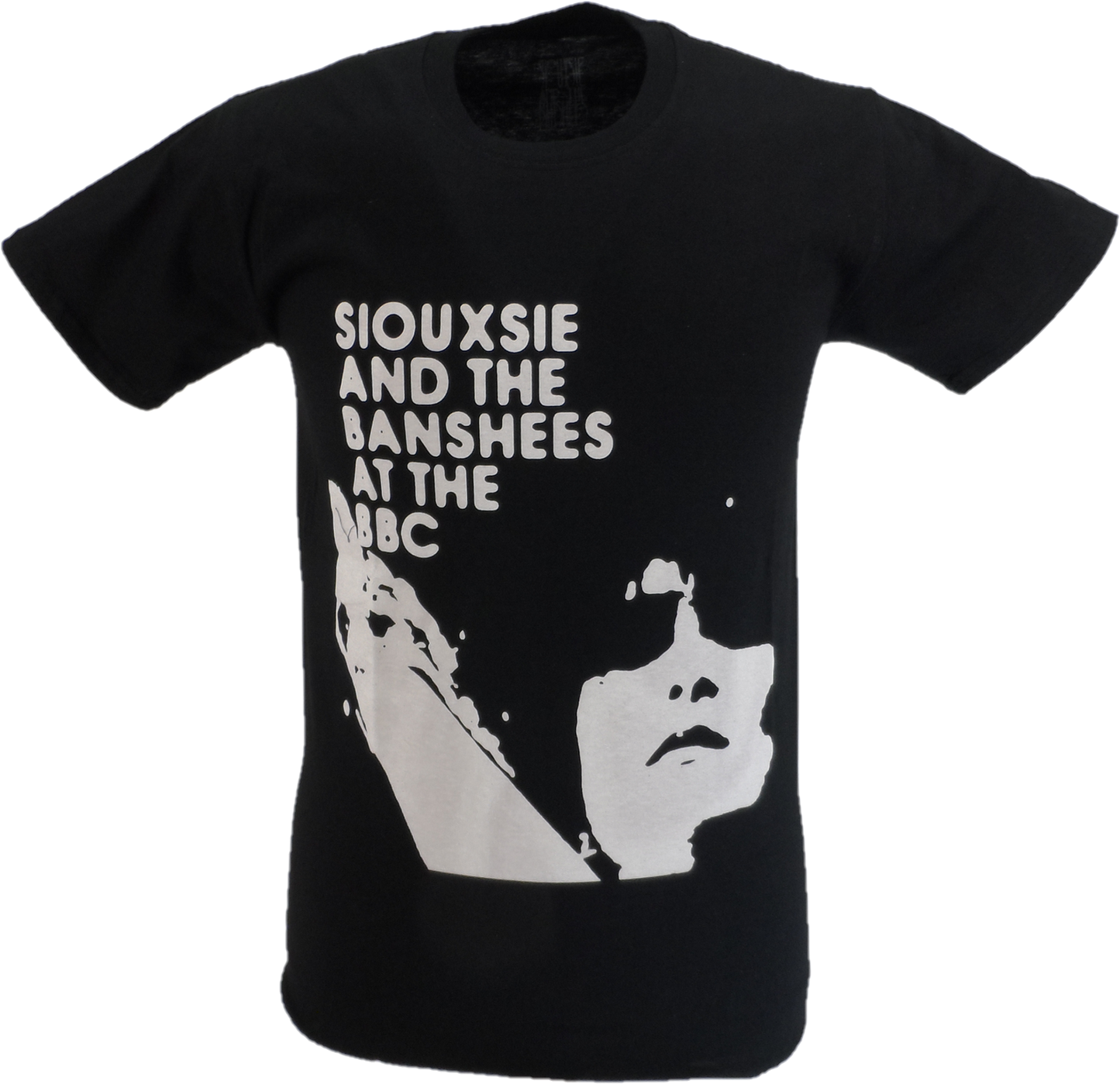 Mens Black Official Siouxsie and The Banshees At The BBC T Shirt