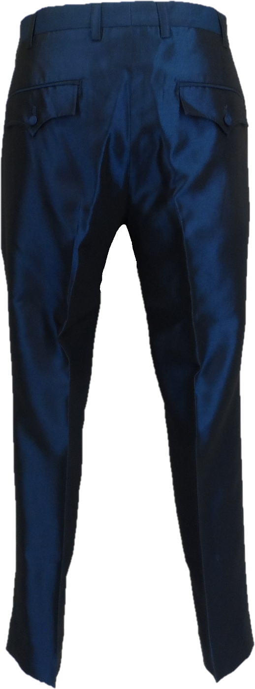 Mazeys Mens Tonic Teal Blue Suit Trousers