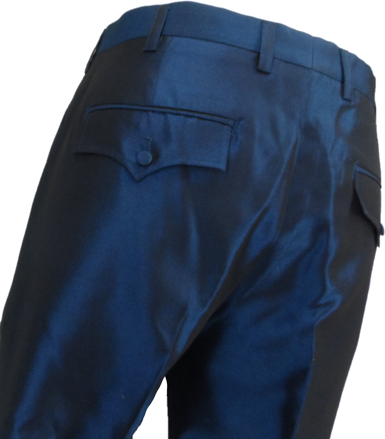 Mazeys Mens Tonic Teal Blue Suit Trousers