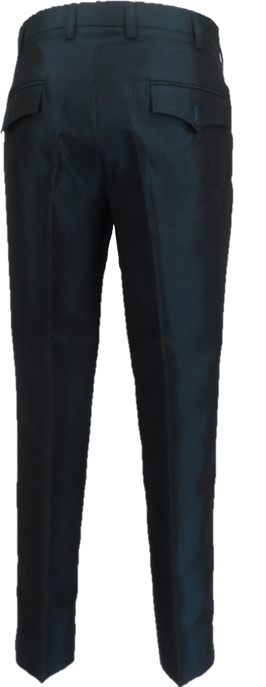Mazeys Mens Tonic Dark Green Suit Trousers