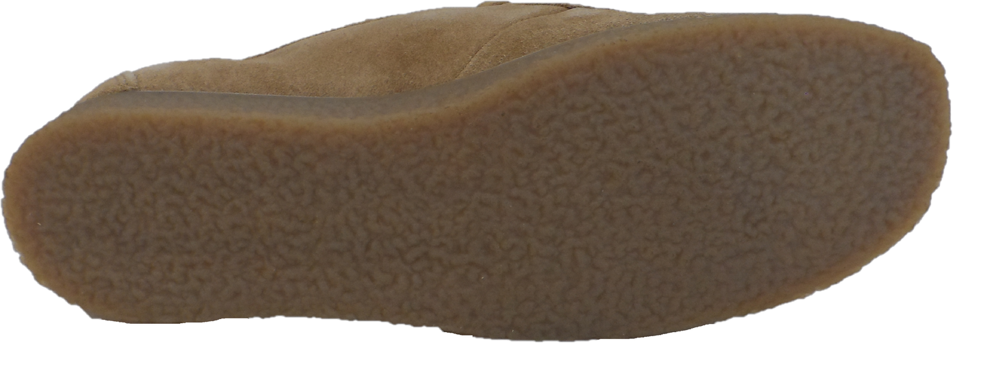 Roamers Mens Retro Camel Brown Walibee Style Real Suede Shoes
