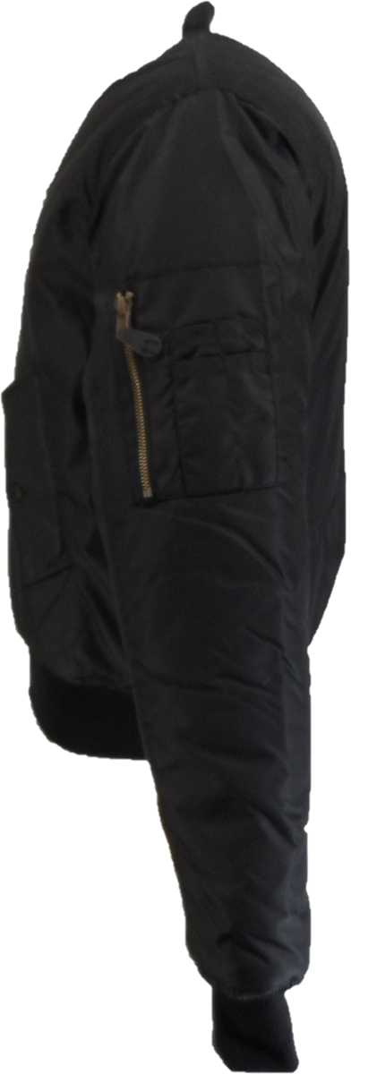 Relco MA-1 Black Flight Pilot Bomber Jackets