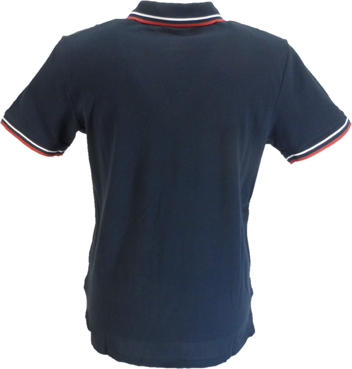 Lambretta Navy/White/Red Retro Target Logo 100% Cotton Polo Shirts