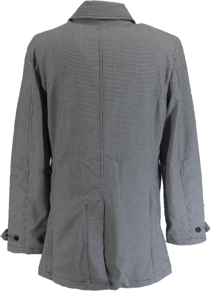 Trojan Mens Dogtooth Mac Coat