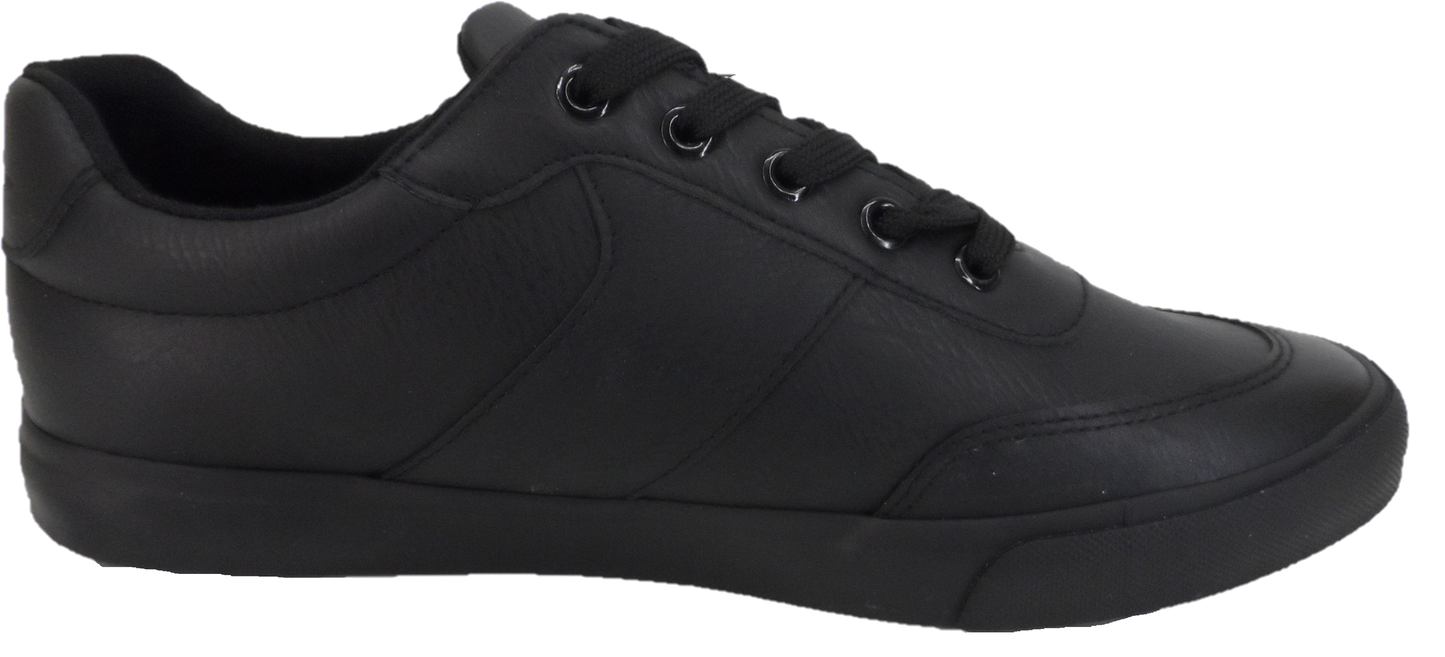 Ben Sherman Mens Scooper Black Retro Mod Trainers