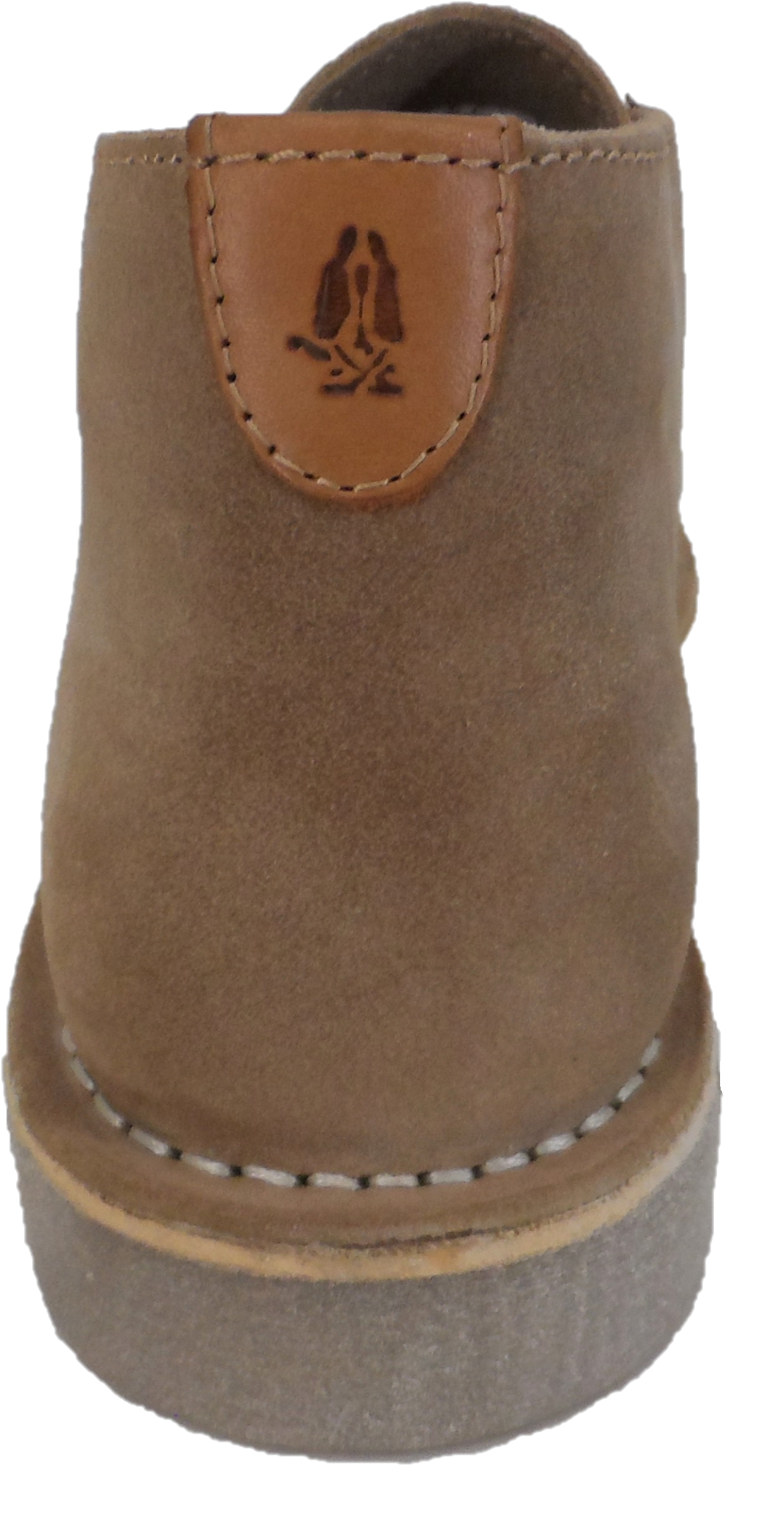 Hush Puppies Mens Sand 2 Eyelet Real Suede Desert Boots