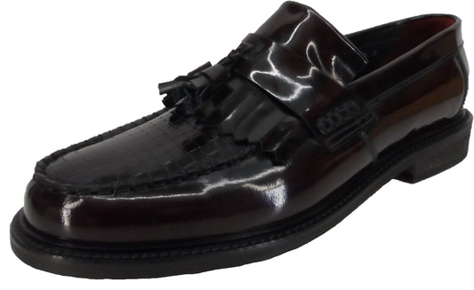 Delicious Junction Oxblood Locky Mod SKA Loafers Shoes