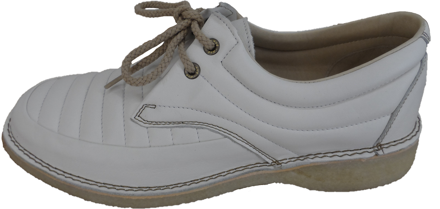 Pod Original White Jagger Retro Mod Leather Shoes
