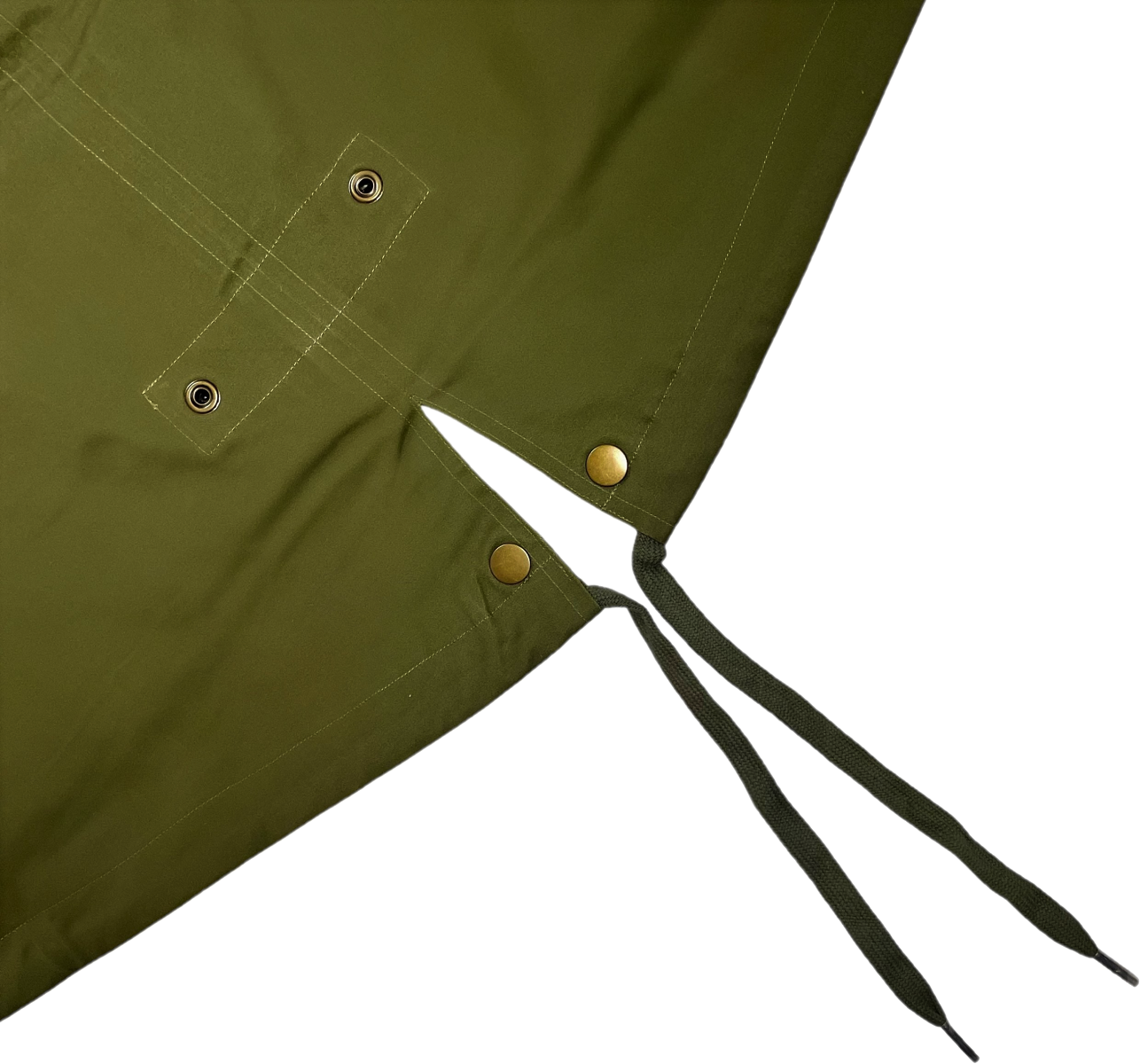 Mens Real Hoxton M51 Green Fishtail Parka