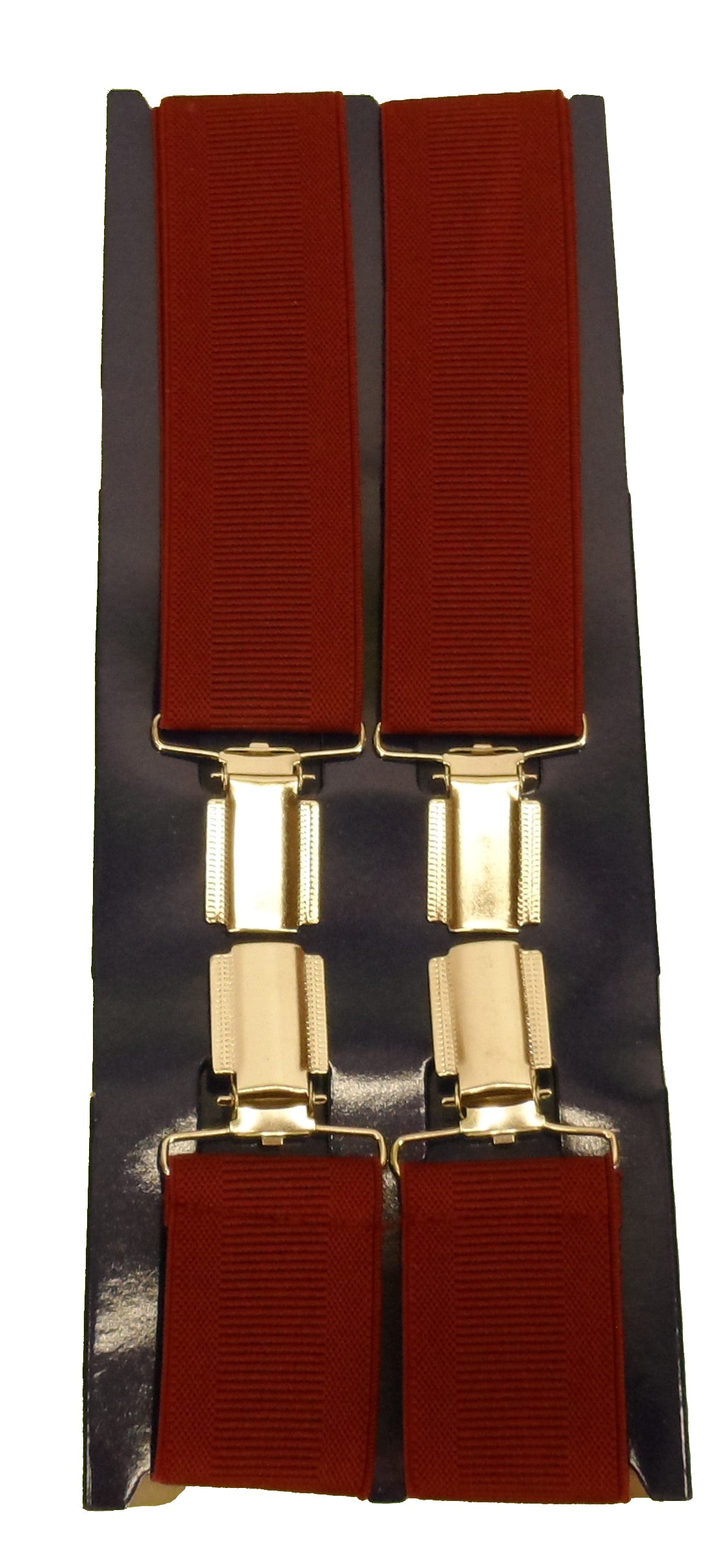 Mens 35mm 1 1/2 Inch Wide Plain Adjustable Elasticated Braces