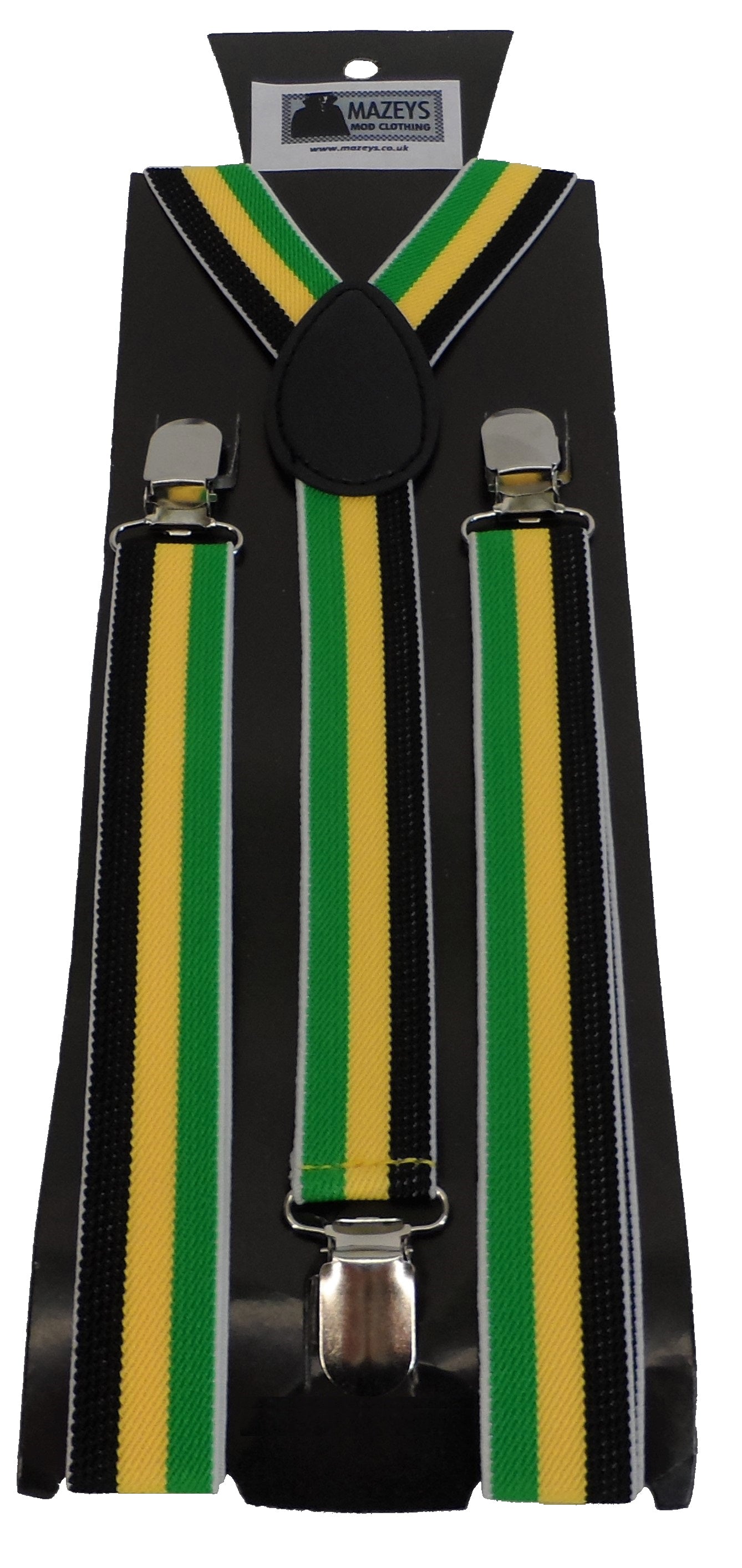 Mazeys Mens 1 Inch Jamaican Braces