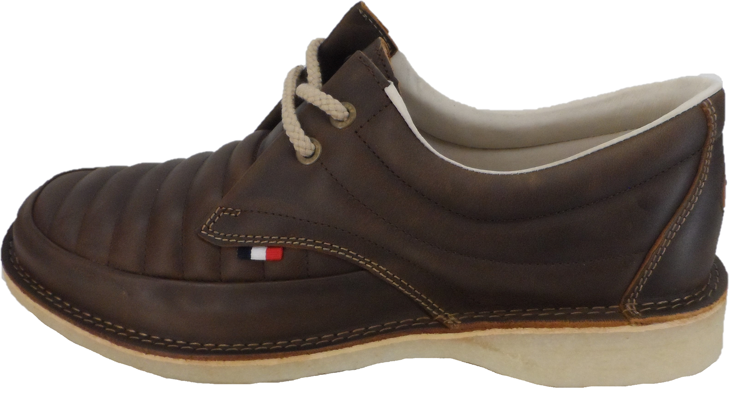 Pod Original Dark Tan Jagger Retro Nubuck Leather Shoes