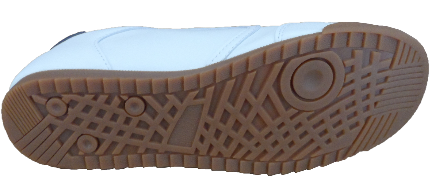 Mens Ben Sherman White Target Trainers