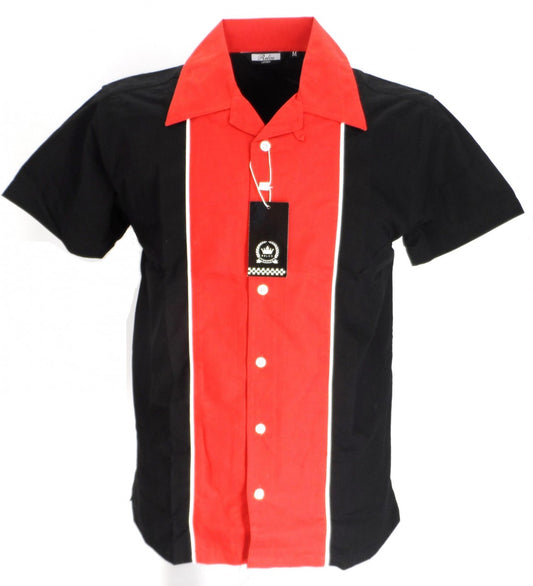 Rockabilly Bowling Black/Red shirts Vintage/retro Shirt