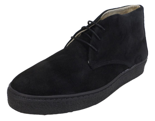 Ikon Original Mens Black Ikonik Suede Desert Boot