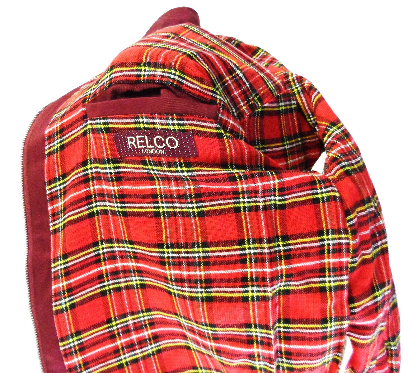 Relco Burgundy Harrington Jacket (Only Small Left)