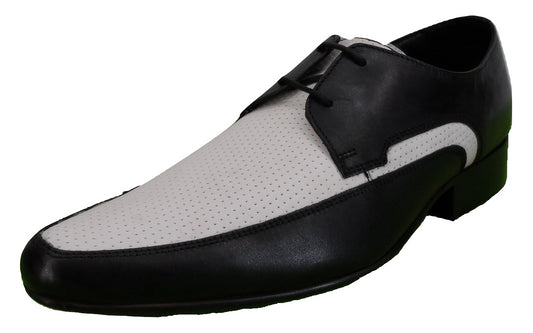 Ikon Original The Jam Shoe Black and White Mod Shoes