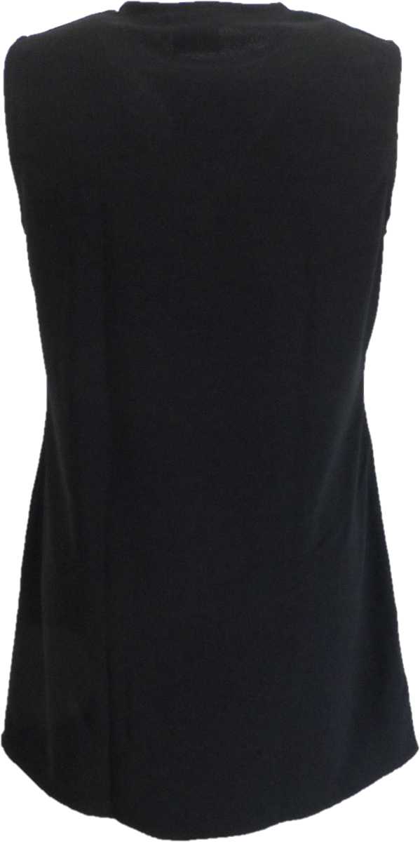 Ladies Retro Black and White Jean Mod Dress