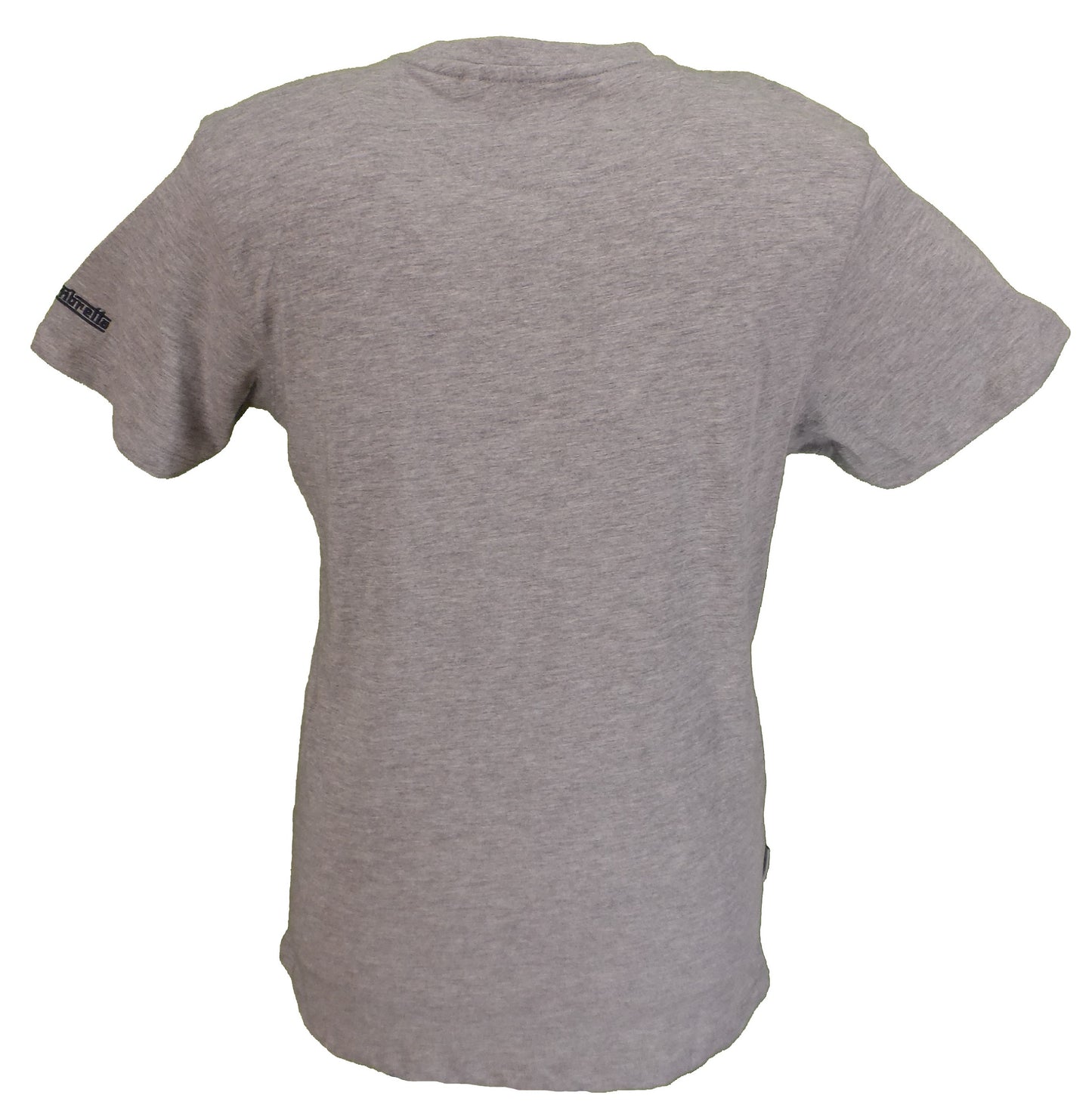 Lambretta Mens Grey Target Logo 100% Cotton T Shirt