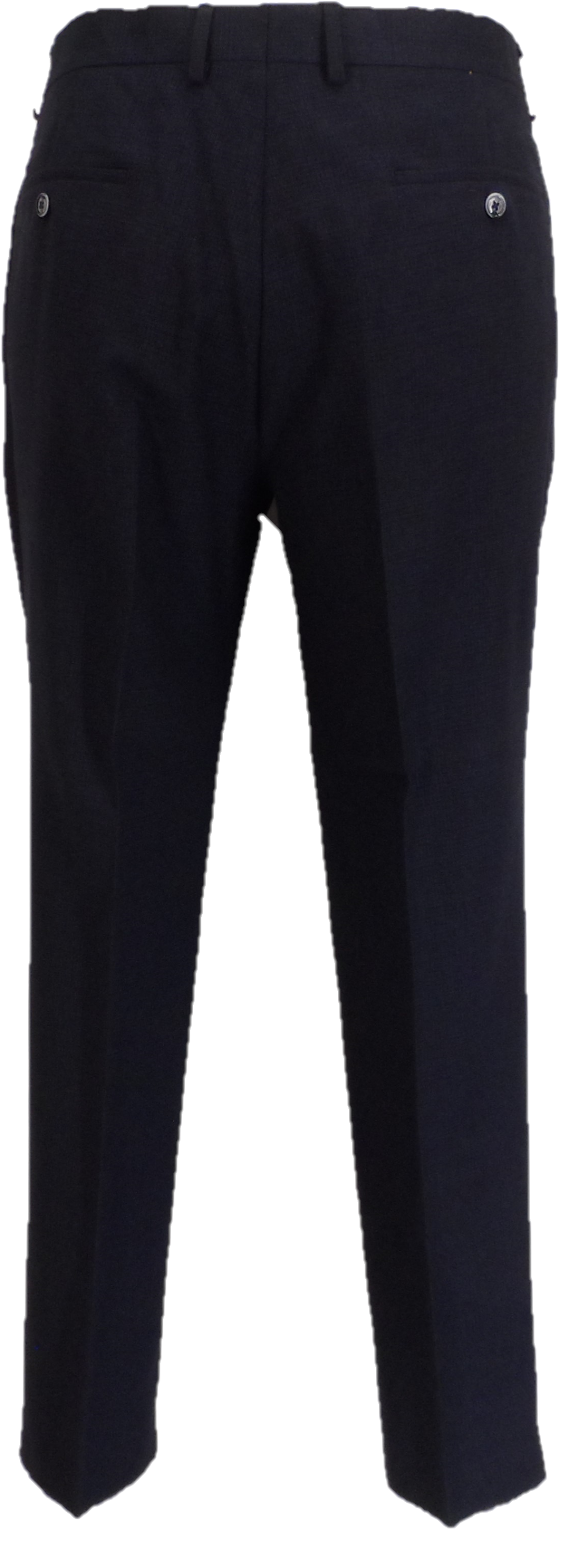 Lambretta Mens Navy Blue Check 60S 70S Retro Mod Vintage Trousers