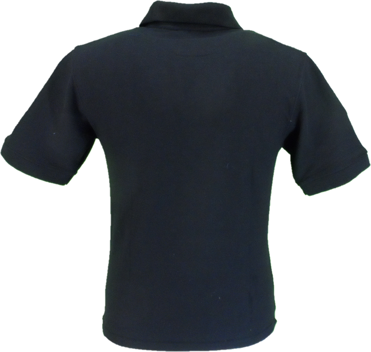 Mazeys Mens Black Racing Stripe Polo Shirt