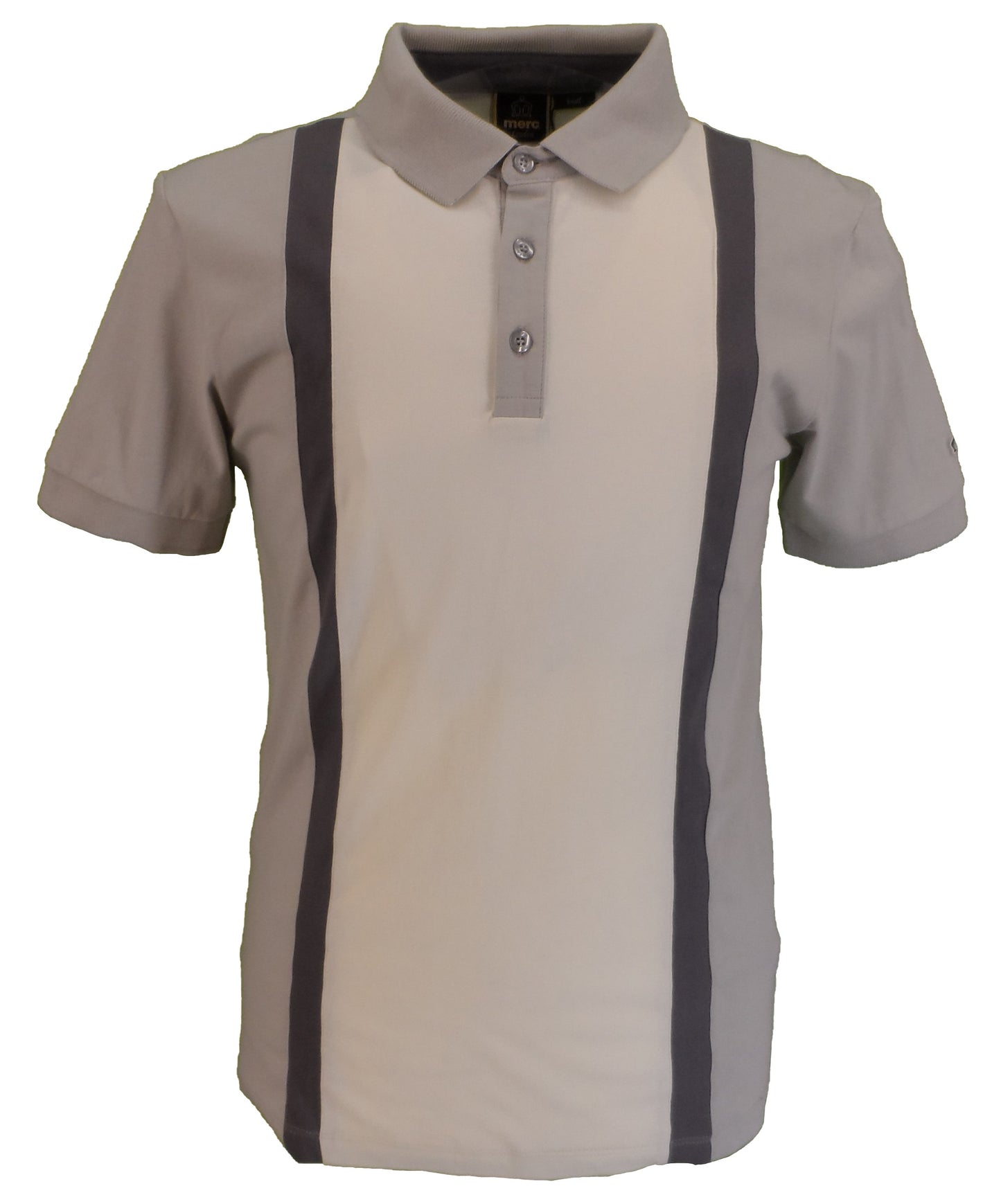 Merc Mens Atlas Grey Classic Polo Shirts