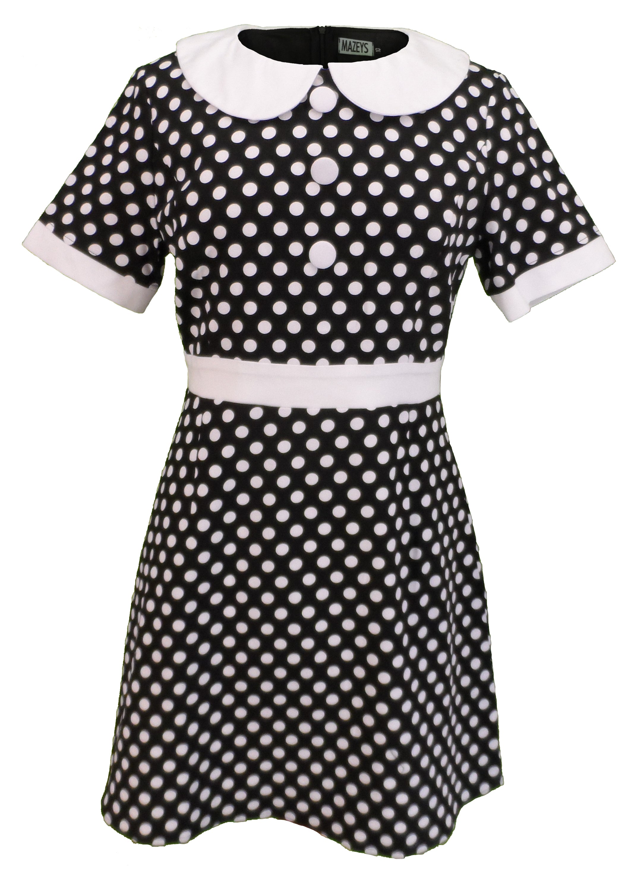 sixties retro dress Voodoo Vixen 60s Retro A-Line Dress "Piping Mod Dress" in Wine Red Vintage Vogue