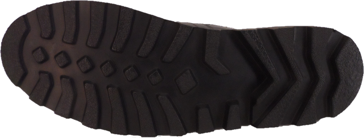 Ikon Original Mens 1970's Style Black Leather Monkey Boots