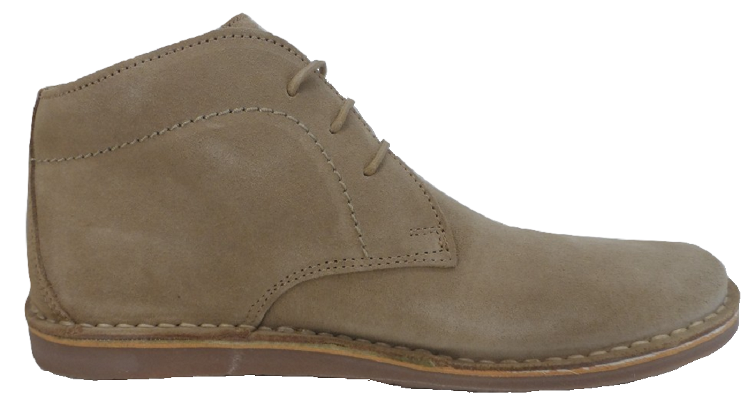 Ikon Original Beige/Stone Nomad 70s Mod Style Real Suede Desert Boots