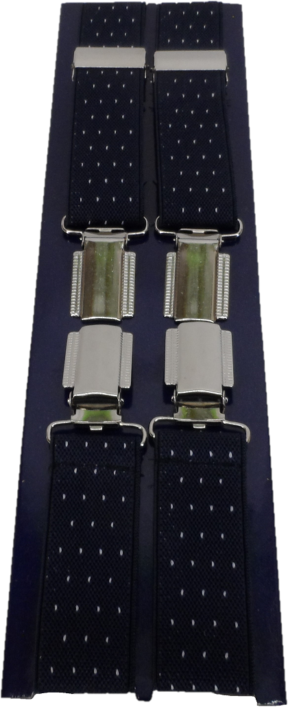Mazeys Mens Made in England One Inch Pindot Braces