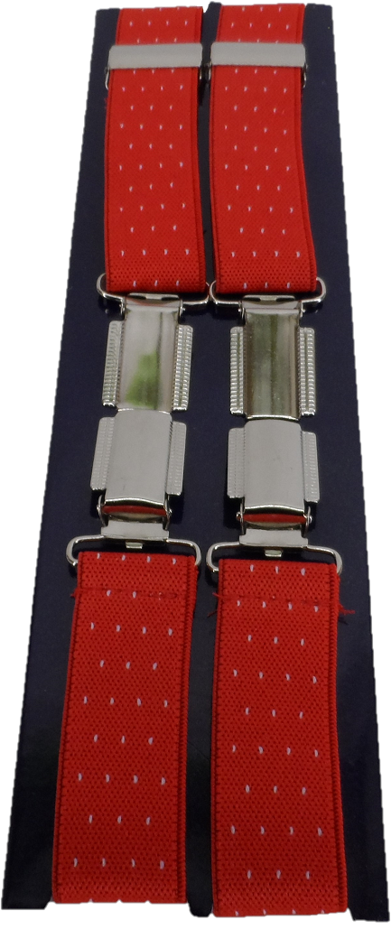 Mazeys Mens Made in England One Inch Pindot Braces