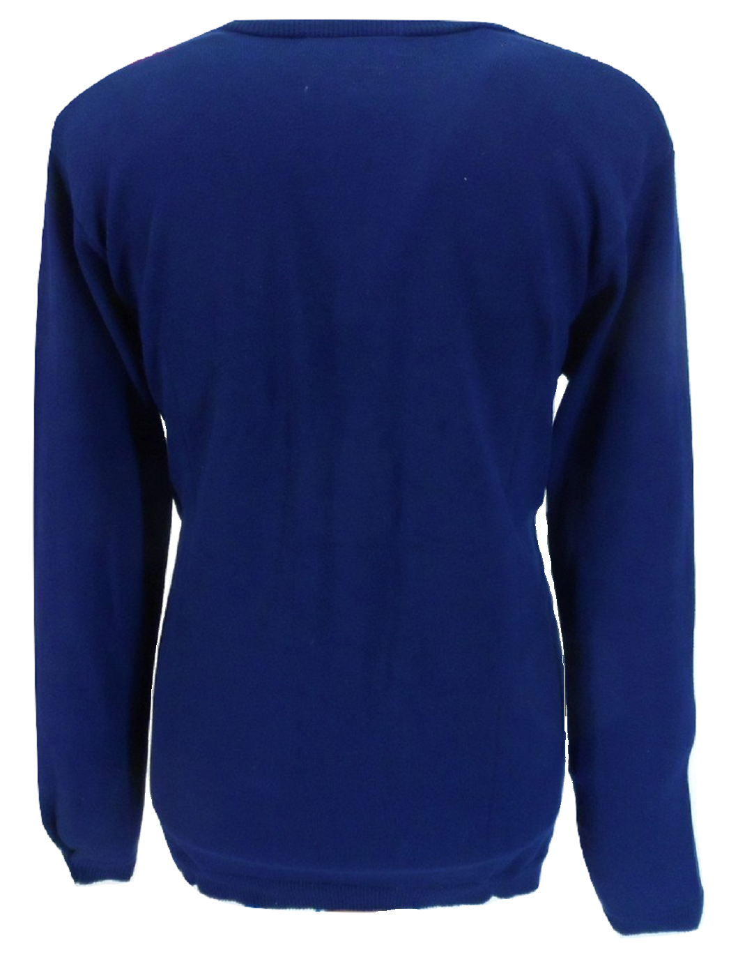 Mens Navy Stripe Fine Gauge Mod Racing Jumper