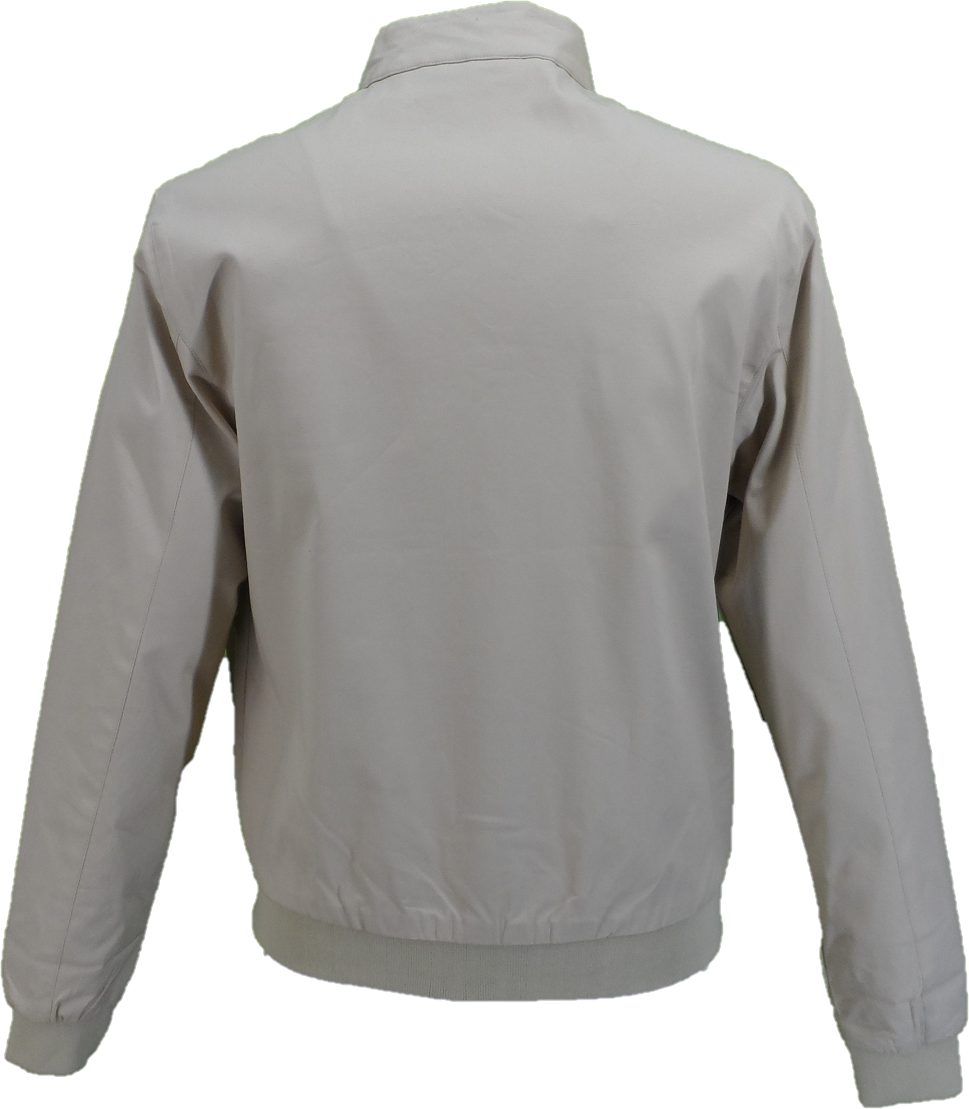 Real Hoxton Mens Beige Rally Jacket
